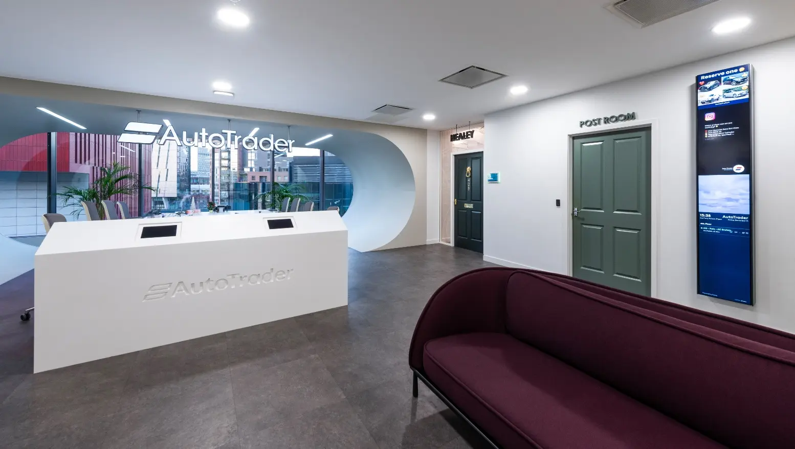 Autotrader reception area
