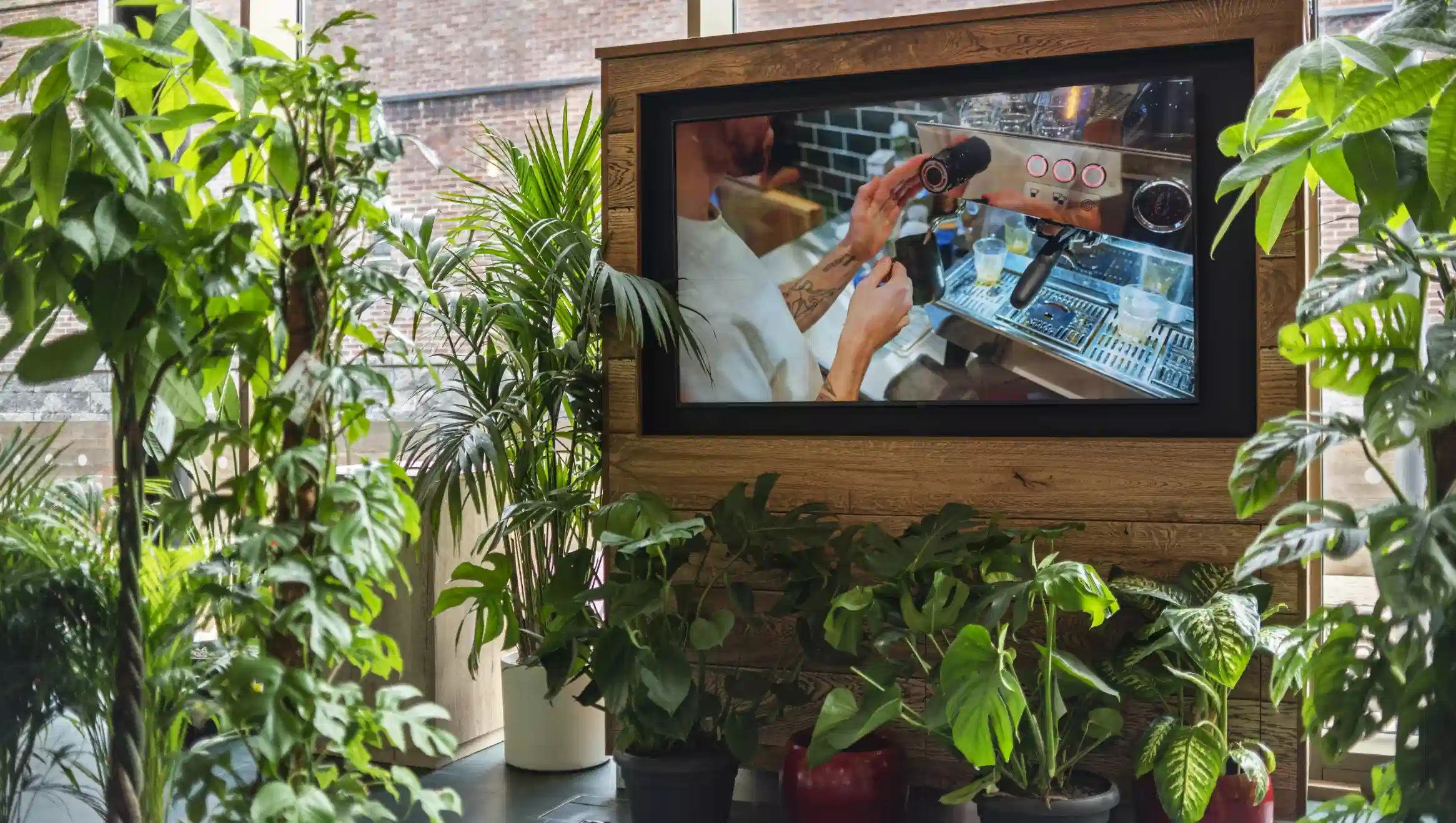 Screen in Chester Market