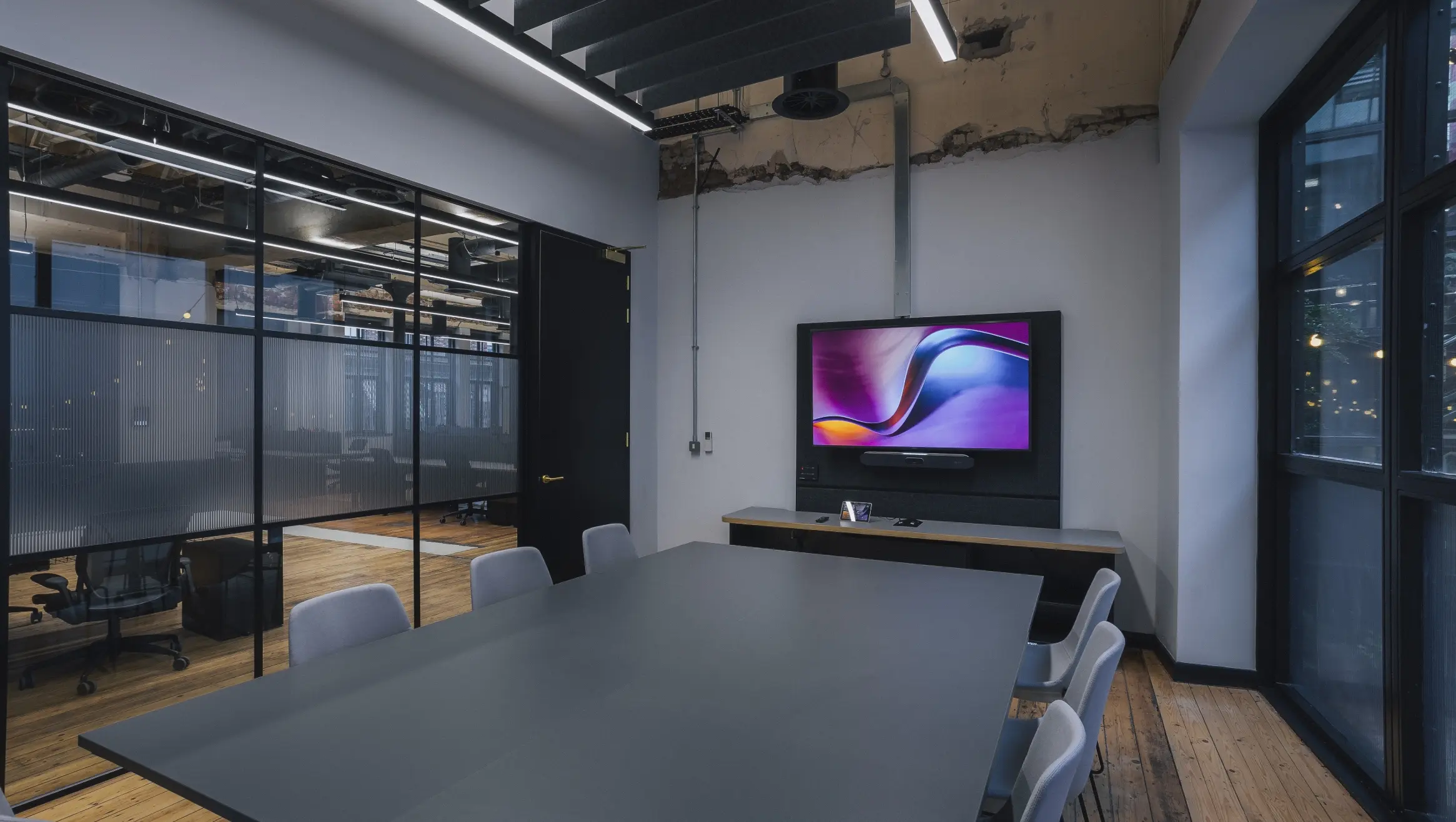 Video conference meeting space